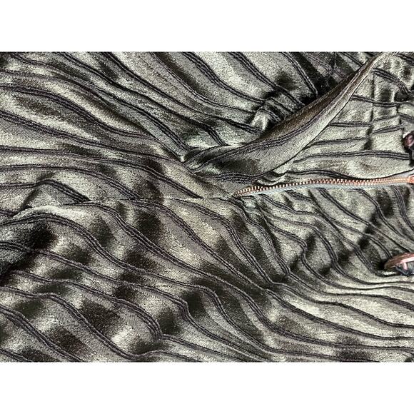 Retrofête‎ Jana Green Zebra Jana Plunging Double Breasted Blazer Sexy Romper Med - Picture 12 of 14